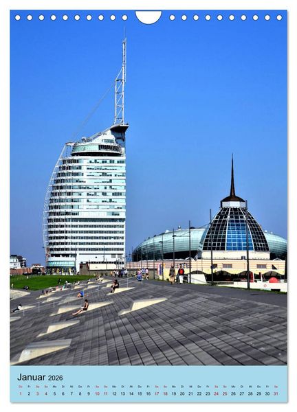 Produktbild: BREMERHAVEN die Seestadt mit maritimen Flair - 2026 (Wandkalender 2026 DIN A4 hoch), CALVENDO Monatskalender