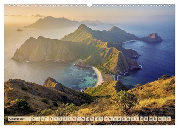 Produktbild: Die sch&ouml;nsten Orte - Weltweit (Wandkalender 2027 DIN A2 quer), CALVENDO Monatskalender