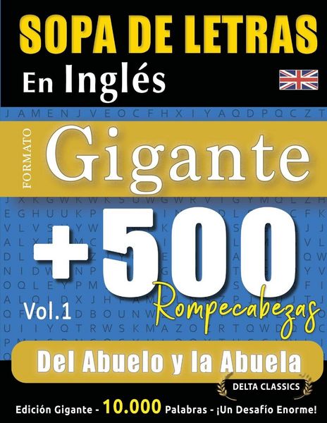 Produktbild: SOPA DE LETRAS EN INGL&Eacute;S FORMATO GIGANTE