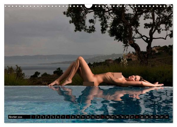 Produktbild: Saint-Tropez Les paysages et le nu (Calendrier mural 2026 DIN A3 vertical), CALVENDO calendrier mensuel