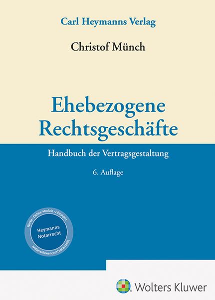 Produktbild: Ehebezogene Rechtsgesch&auml;fte