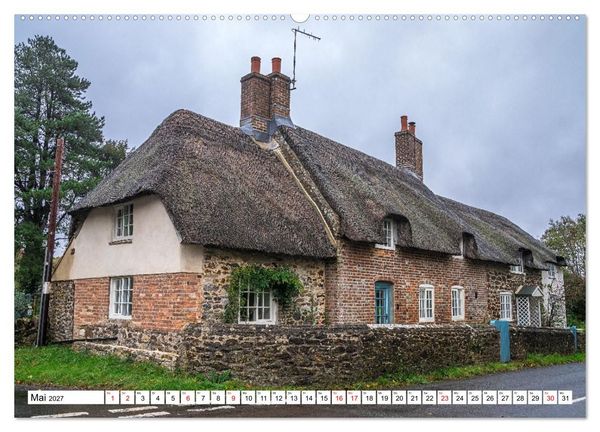 Produktbild: Englands charmante Wohnh&auml;user (hochwertiger Premium Wandkalender 2027 DIN A2 quer), Kunstdruck in Hochglanz