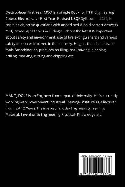 Produktbild: Electroplater First Year MCQ