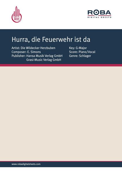 Produktbild: Hurra, die Feuerwehr ist da