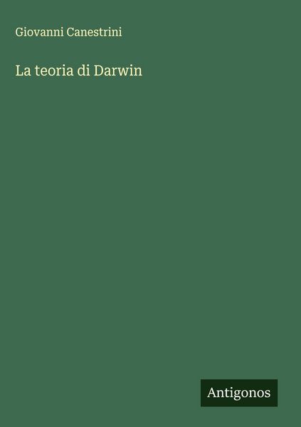 Produktbild: La teoria di Darwin