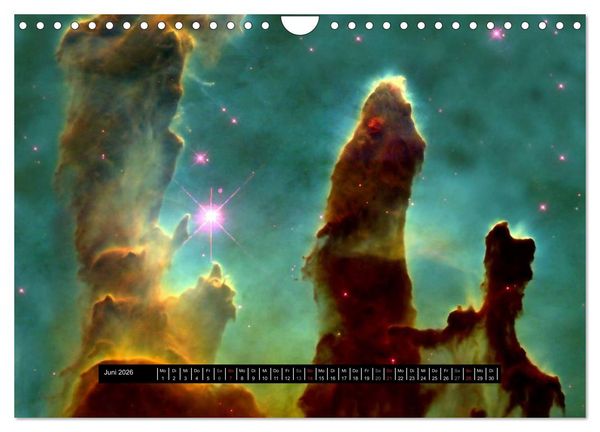 Produktbild: Planetarischer Nebel (Wandkalender 2026 DIN A4 quer), CALVENDO Monatskalender