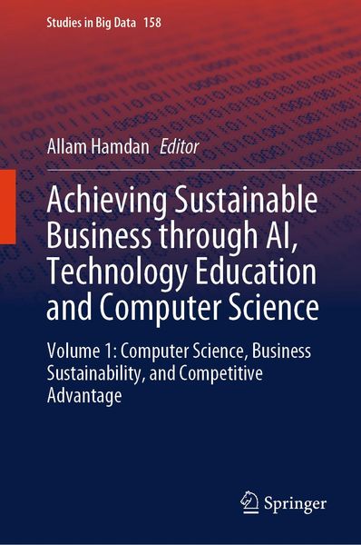 Produktbild: Achieving Sustainable Business through AI, Technology Education and Computer Science