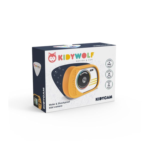 Produktbild: KIDYWOLF Foto- und Videokamera gelb