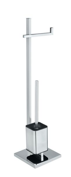 Produktbild: Stand WC-Garnitur Mod. Quadro, aus Edelstahl