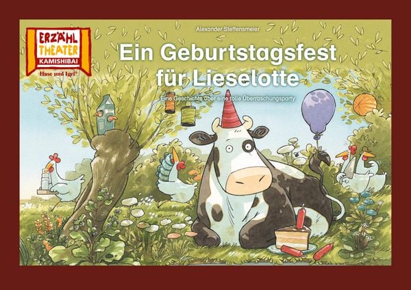 Ein Geburtstagsfest für Lieselotte / Kamishibai Bildkarten, von Alexander Steffensmeier, Hase und Igel Verlag, 4260505833008