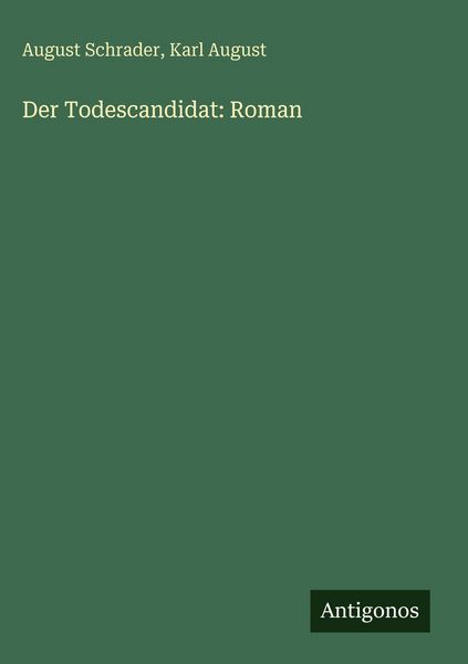 Produktbild: Der Todescandidat: Roman