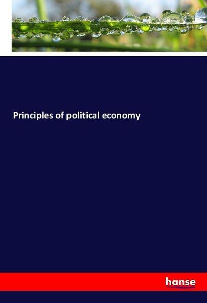 Produktbild: Principles of political economy