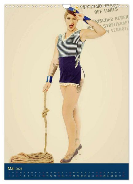Produktbild: PinUp Girls 50er Jahre (Wandkalender 2026 DIN A3 hoch), CALVENDO Monatskalender