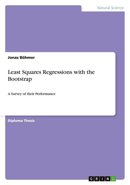 Produktbild: Least Squares Regressions with the Bootstrap