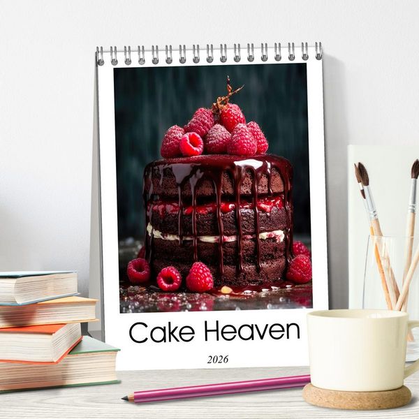 Produktbild: Cake Heaven (Desk Calendar 2026 DIN A5 portrait), CALVENDO 12 Month DeskCalendar