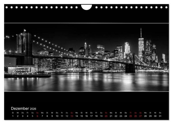 Produktbild: NEW YORK CITY H&ouml;hepunkte im Panoramaformat (Wandkalender 2026 DIN A4 quer), CALVENDO Monatskalender