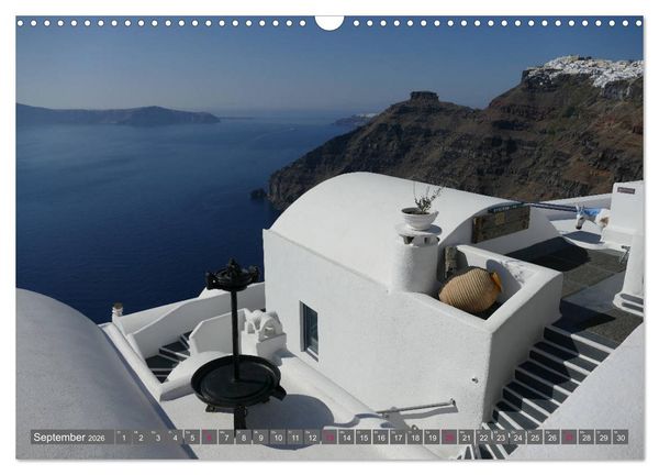 Produktbild: Santorini - Insel ewiger Liebe (Wandkalender 2026 DIN A3 quer), CALVENDO Monatskalender