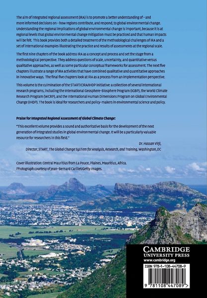 Produktbild: Integrated Regional Assessment of Global Climate Change