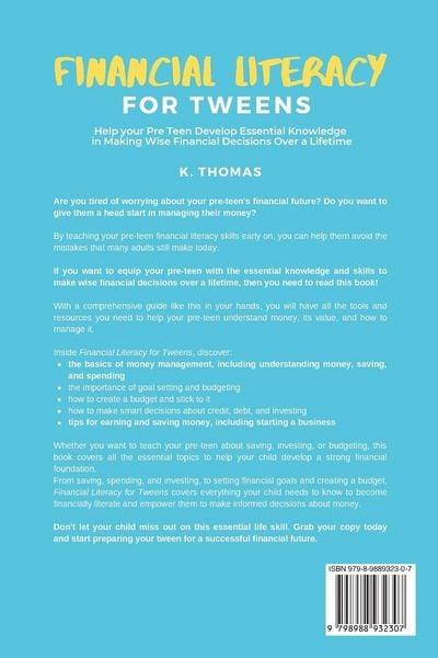 Produktbild: Financial Literacy for Tweens