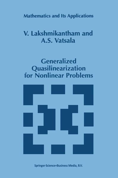 Produktbild: Generalized Quasilinearization for Nonlinear Problems