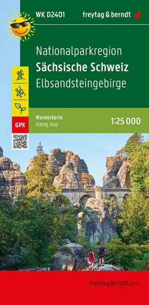 Nationalparkregion Sächsische Schweiz, Wanderkarte 1:25.000, Sonstige von , KOMPASS freytag und berndt, 9783707918984