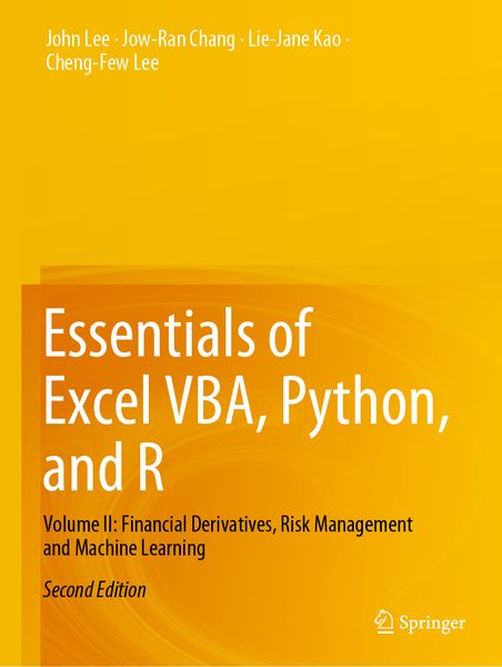 Produktbild: Essentials of Excel VBA, Python, and R
