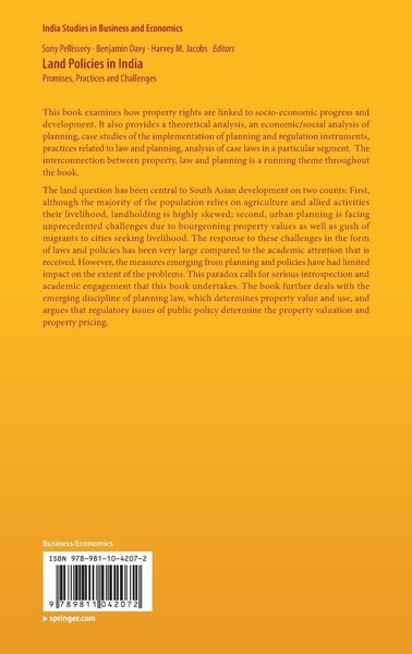 Produktbild: Land Policies in India