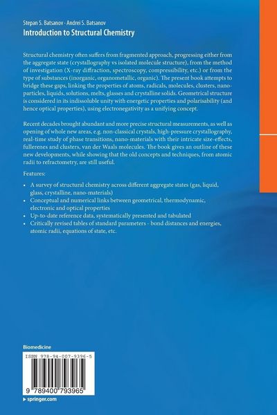 Produktbild: Introduction to Structural Chemistry