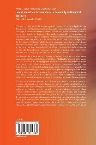 Produktbild: Green Chemistry in Environmental Sustainability and Chemical Education