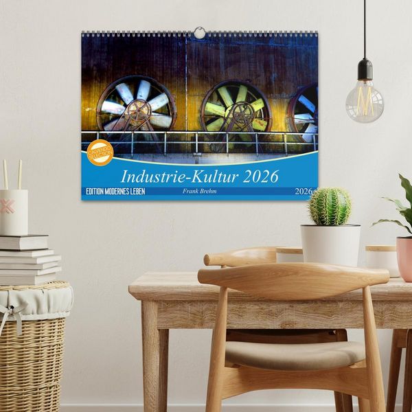 Produktbild: Industrie-Kultur 2026 (Wandkalender 2026 DIN A3 quer), CALVENDO Monatskalender