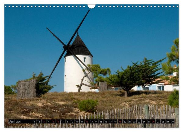 Produktbild: Windm&uuml;hlen in Europa (Wandkalender 2026 DIN A3 quer), CALVENDO Monatskalender