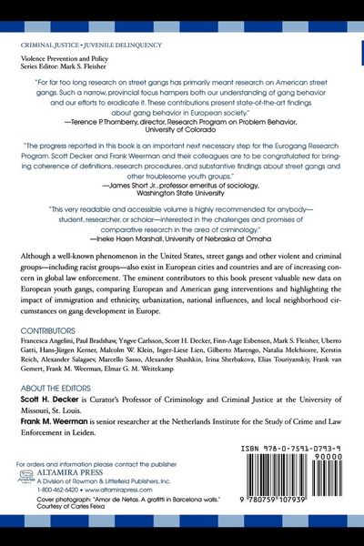 Produktbild: European Street Gangs and Troublesome Youth Groups