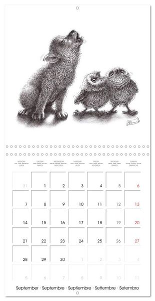 Produktbild: owls and mates 2026 (Wall Calendar 2026 12 &times; 12 Inch) CALVENDO 12 Month Wall Calendar