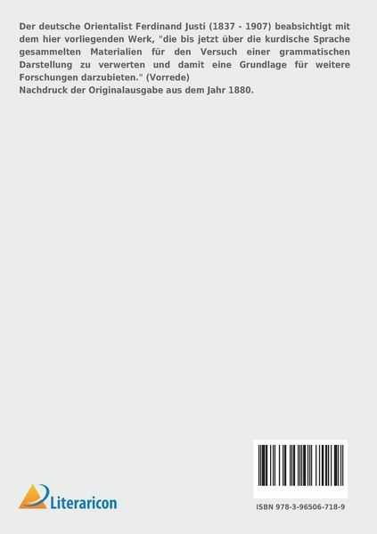 Produktbild: Kurdische Grammatik