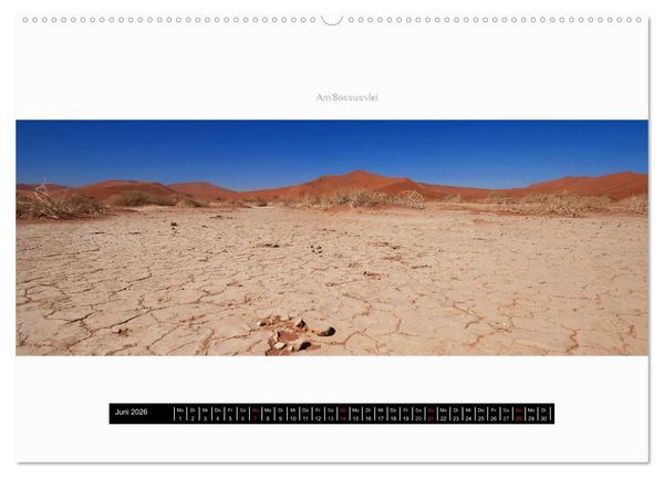 Produktbild: Namibia - Panoramen (hochwertiger Premium Wandkalender 2026 DIN A2 quer), Kunstdruck in Hochglanz