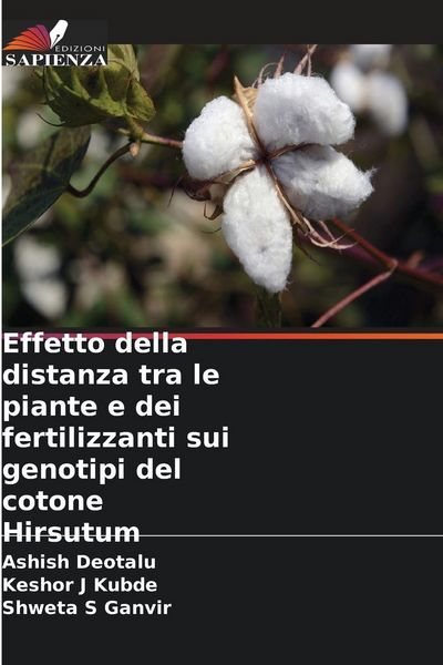 Produktbild: Effetto della distanza tra le piante e dei fertilizzanti sui genotipi del cotone Hirsutum