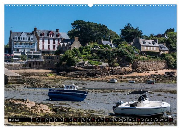 Produktbild: Bretagne Un r&ecirc;ve en couleurs (Calendrier mural 2026 DIN A2 vertical) calendrier de bureau