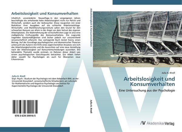 Produktbild: Arbeitslosigkeit und Konsumverhalten