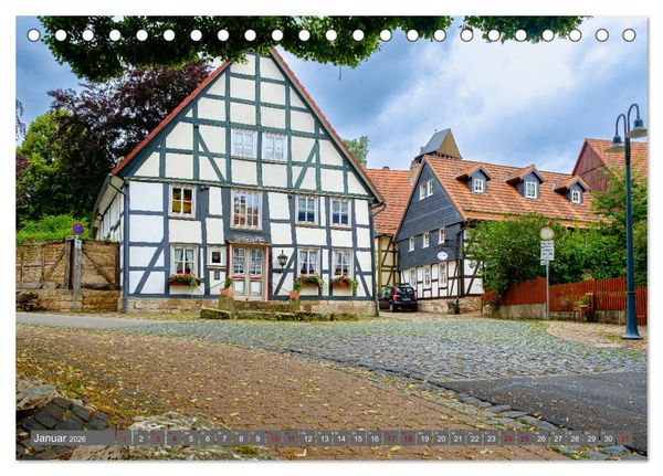 Produktbild: Ein Blick auf die Hansestadt Korbach (Tischkalender 2026 DIN A5 quer), CALVENDO Monatskalender