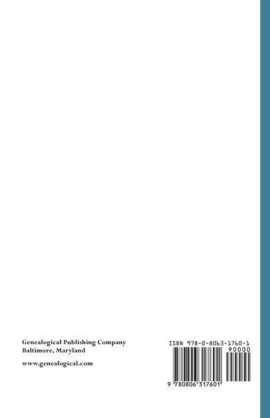 Produktbild: Maryland Marriage Evidences, 1634-1718