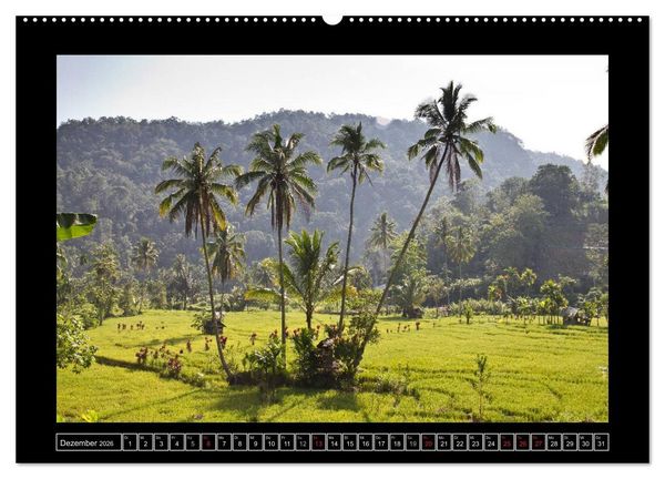 Produktbild: Sumatra &ndash; Architektur und Landschaft (hochwertiger Premium Wandkalender 2026 DIN A2 quer), Kunstdruck in Hochglanz