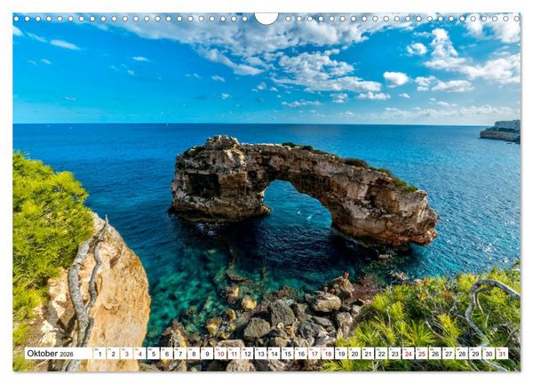 Produktbild: Mallorca - Sch&ouml;ne Impressionen der Insel (Wandkalender 2026 DIN A3 quer), CALVENDO Monatskalender