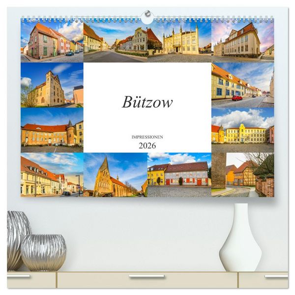 Produktbild: B&uuml;tzow Impressionen (hochwertiger Premium Wandkalender 2026 DIN A2 quer), Kunstdruck in Hochglanz