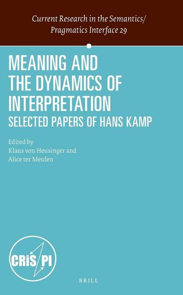 Produktbild: Meaning and the Dynamics of Interpretation