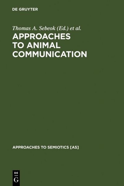 Produktbild: Approaches to Animal Communication