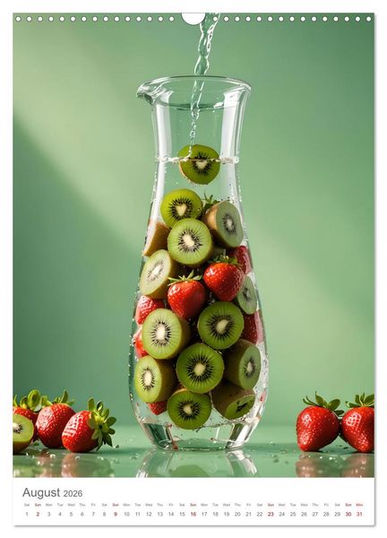 Produktbild: Pure refreshment - Infused water (Wall Calendar 2026 DIN A3 portrait), CALVENDO 12 Month Wall Calendar
