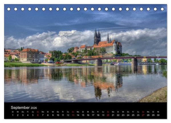 Produktbild: Dresden und Umgebung (Tischkalender 2026 DIN A5 quer), CALVENDO Monatskalender