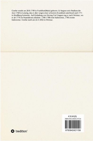 Produktbild: Briefwechsel zwischen Schiller und Goethe - Erster Band
