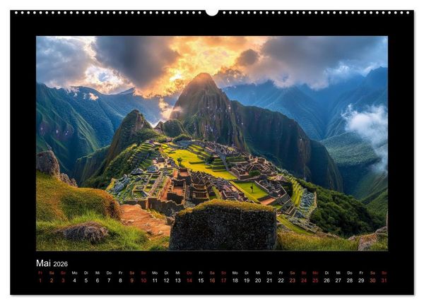 Produktbild: Horizonte entdecken - eine fotografische Weltreise (hochwertiger Premium Wandkalender 2026 DIN A2 quer), Kunstdruck in Hochglanz