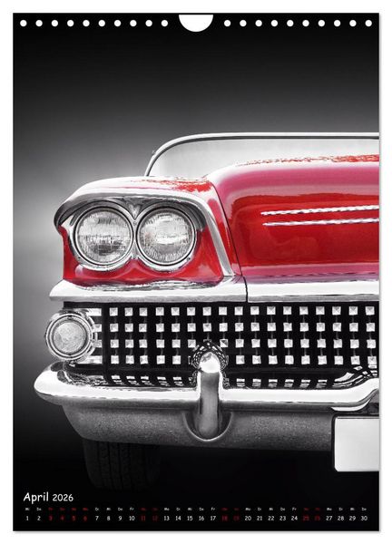 Produktbild: Amerikanische Autos 1950er bis 1980er Favoriten (Wandkalender 2026 DIN A4 hoch), CALVENDO Monatskalender